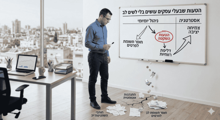 הטעות שבעלי עסקים עושים בלי לשים לב